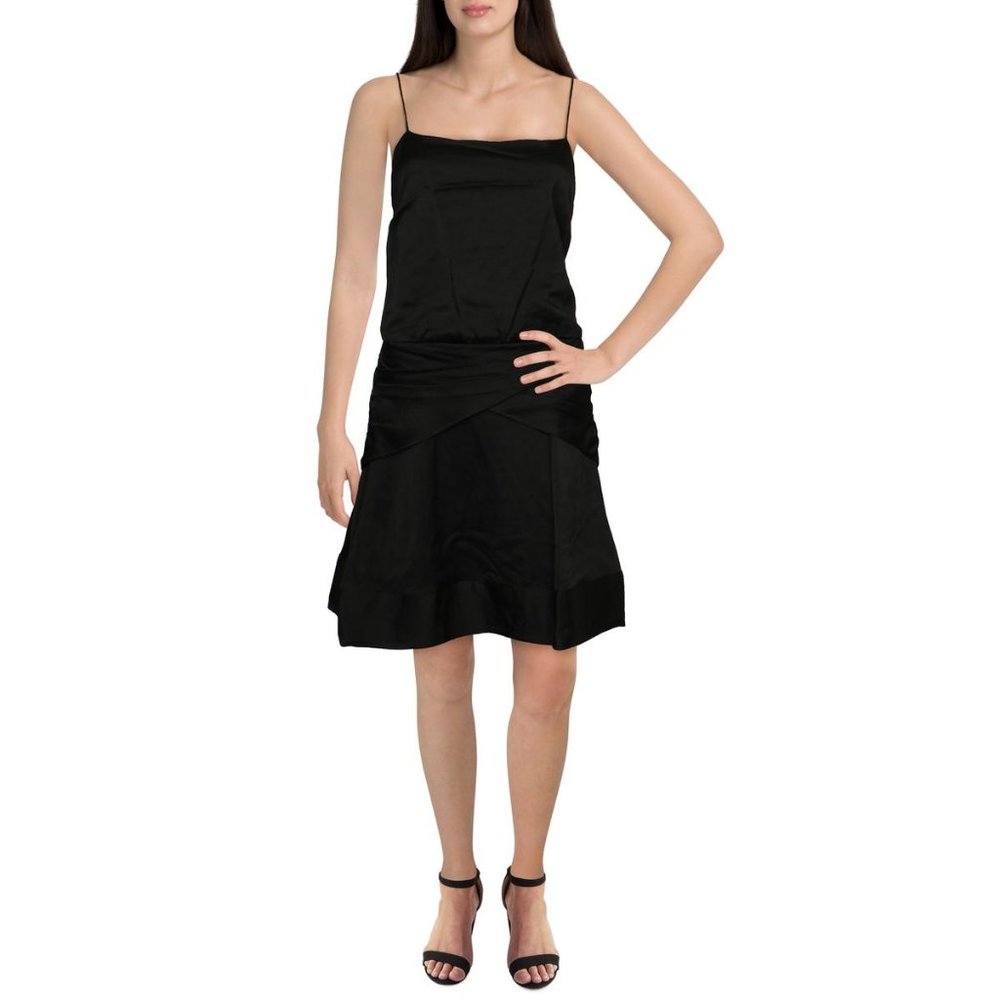 Derek Lam 10 Crosby Women Ruched Wrap Flounce Dress Size 10 #15